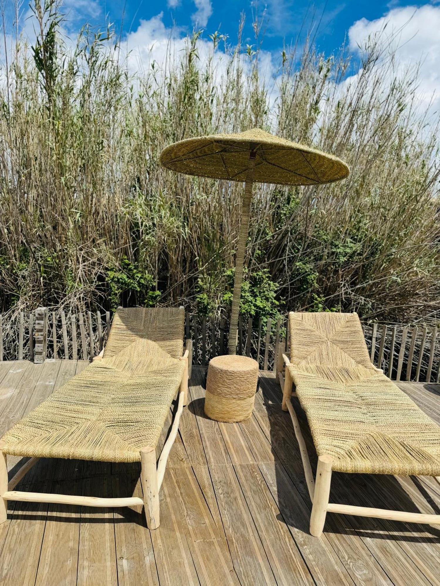 Cabane Le Flamant Avec Jardin, Piscine Et Parking Сен Мари де ла Мер Екстериор снимка